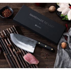 Broad Cleaver  Hand-forged  High Carbon  Chef's Knife