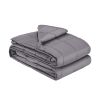 Weighted Blanket, 25 lbs, 80 x 87 in King Size, Soft 100% Cotton Heavy Blanket with Glass Beads, Breathable Material