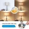 Touch Control Table Lamp 3 Way Dimmable with 2 USB Ports for Living Room;  Bedroom;  Bulb Include