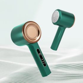 1pc Household Hairball Trimmer Convenient Rechargeable Ball Remover Clothing Shaver Electric Hairball Trimmer Clothes Wool Ball Trimmer (Color: Green)